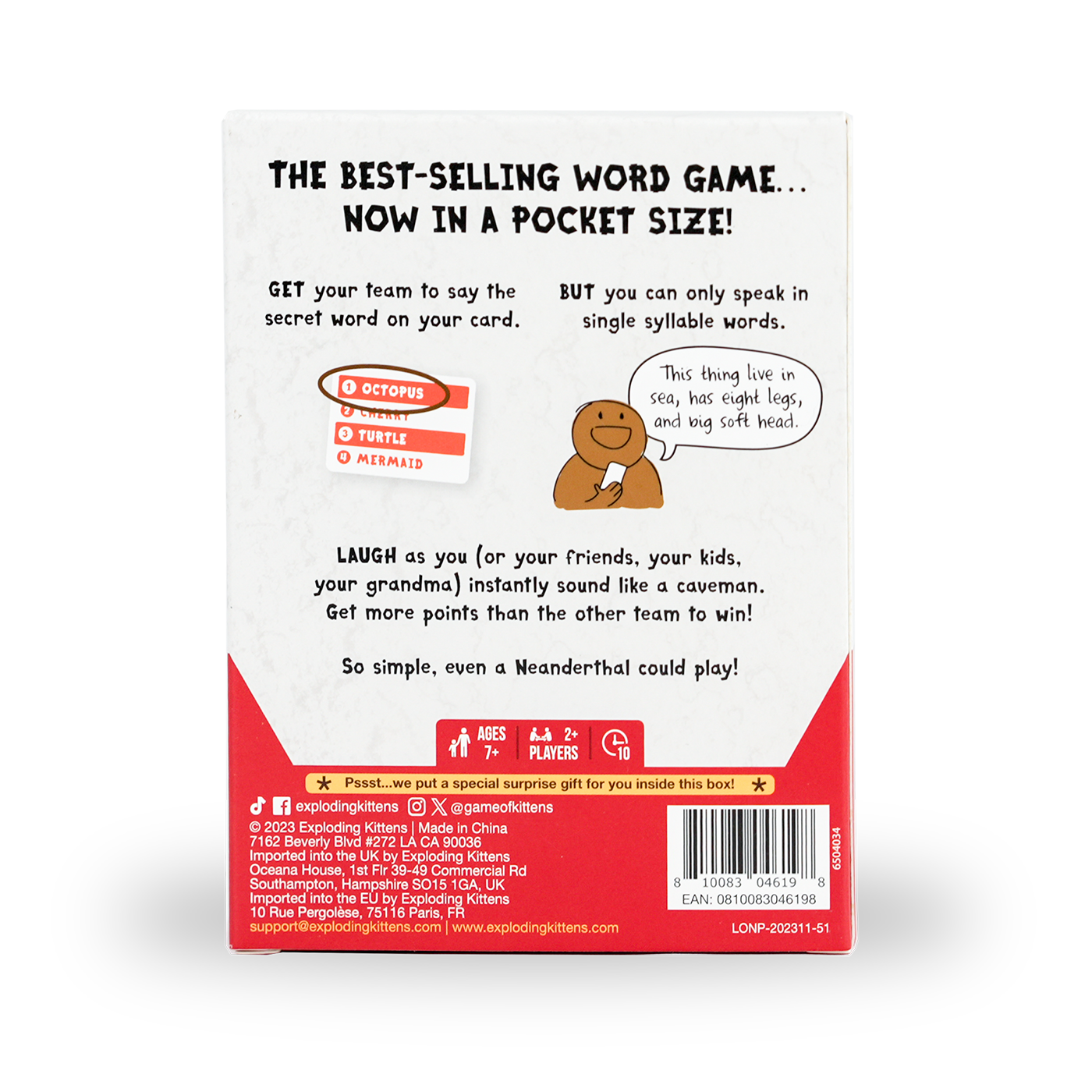 Poetry For Neanderthals: Grab & Game Edition - Image 5