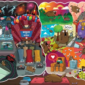 The Dreams and Nightmares of a Dog (500 Piece Puzzle)